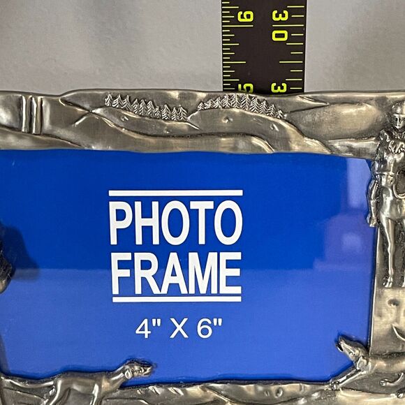 Fox Hunt Photo Frame 4x6 Rectangular Hunting Scene Horses Dogs - Picture 5 of 7